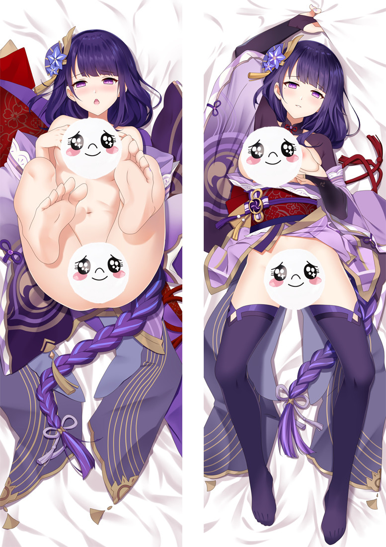 Genshin Impact Raiden Shogun Baal Anime Dakimakura Pillow 3D Japanese Lover Pillow