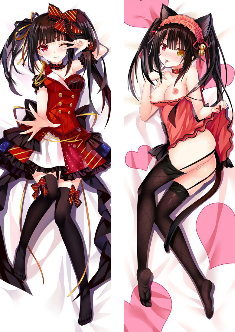 Date A Live Tokisaki Kurumi Anime Dakimakura Pillow 3D Japanese Lover Pillow