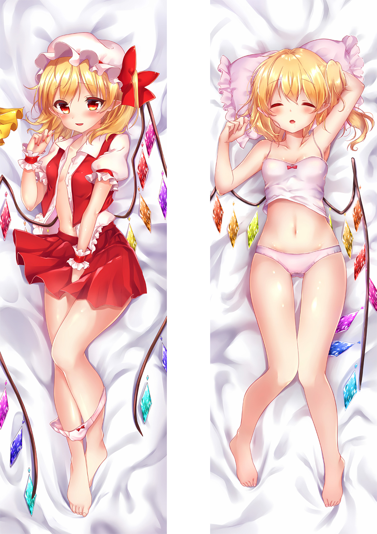TouHou Project Flandre Scarlet Anime Dakimakura Pillow 3D Japanese Lover Pillow