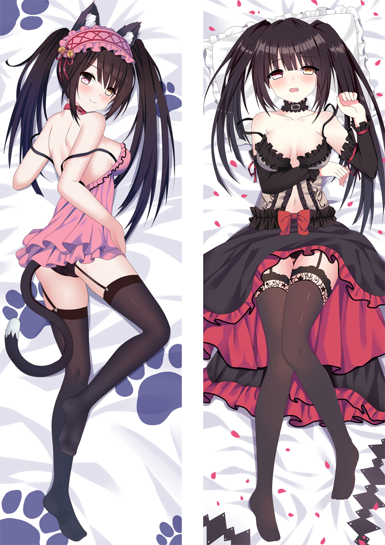 Date A Live Tokisaki Kurumi Anime Dakimakura Pillow 3D Japanese Lover Pillow