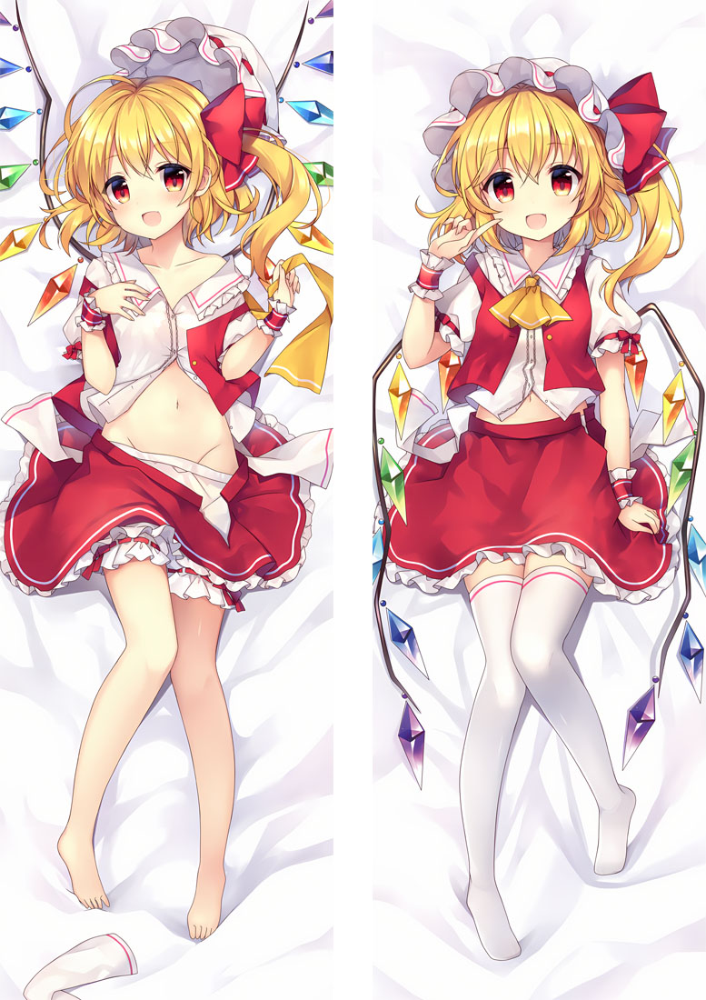 TouHou Project Flandre Scarlet Anime Dakimakura Pillow 3D Japanese Lover Pillow