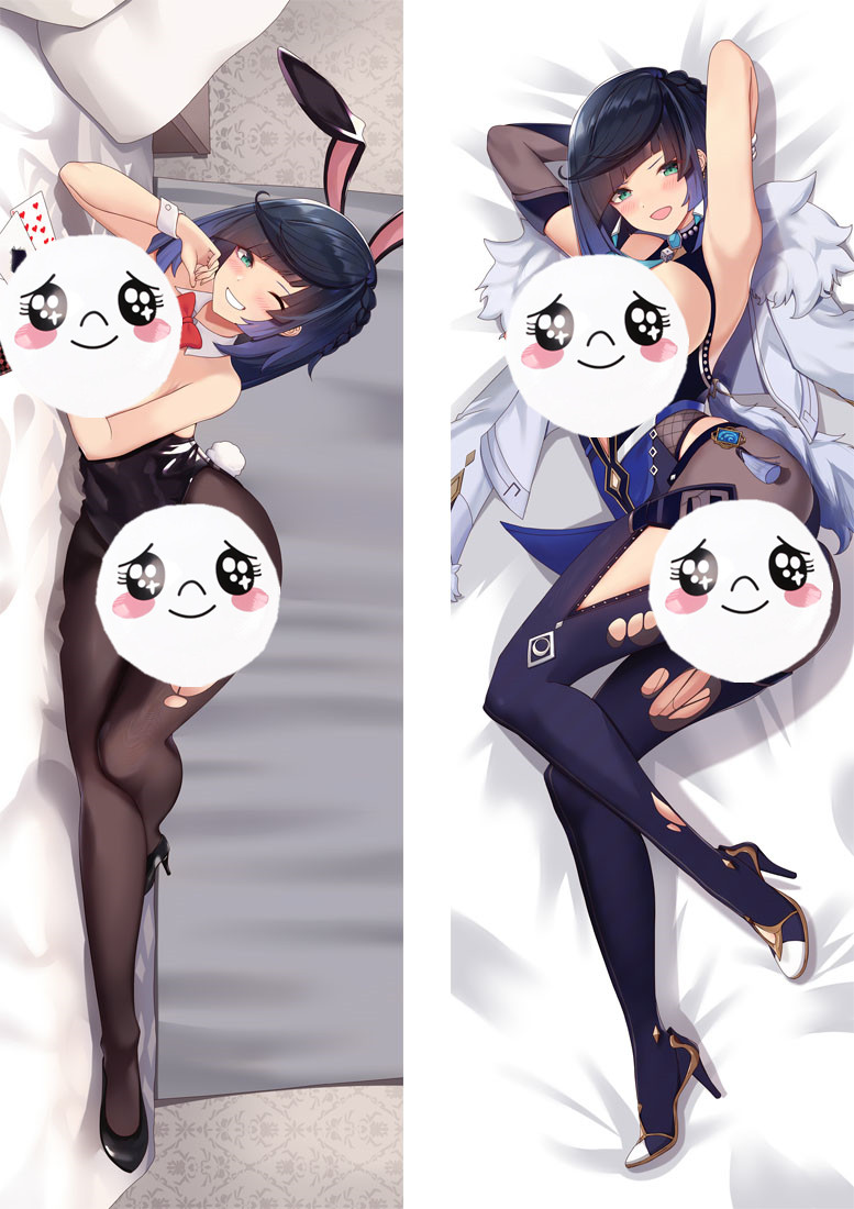 Genshin Impact Yelan Anime Dakimakura Pillow 3D Japanese Lover Pillow