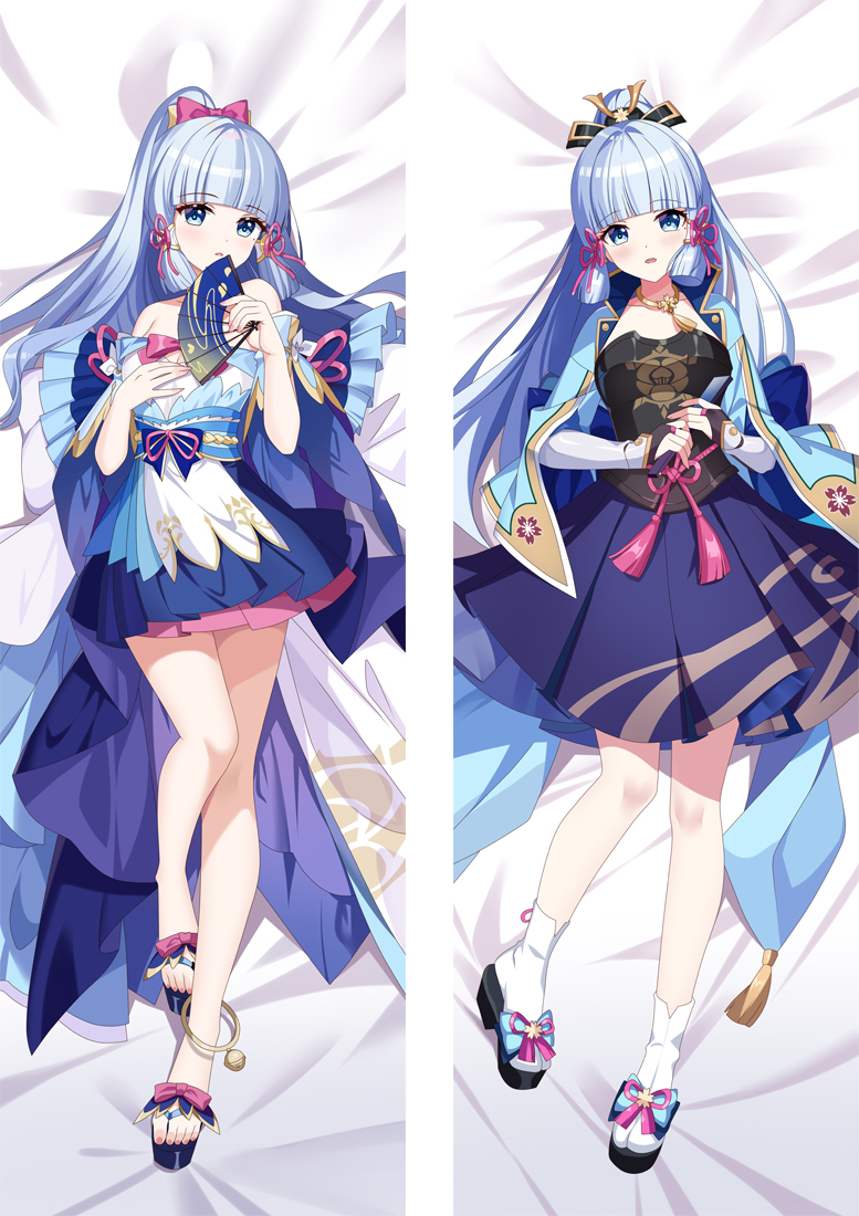 Genshin Impact Kamisato Ayaka Anime Dakimakura Pillow 3D Japanese Lover Pillow