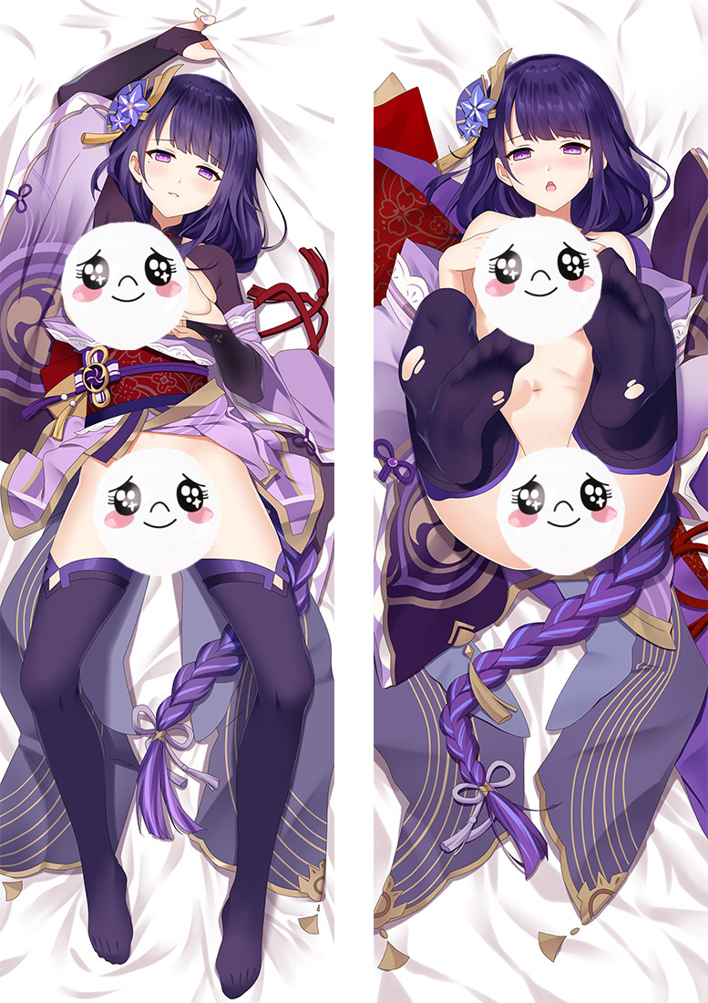 Genshin Impact Raiden Shogun Baal Anime Dakimakura Pillow 3D Japanese Lover Pillow