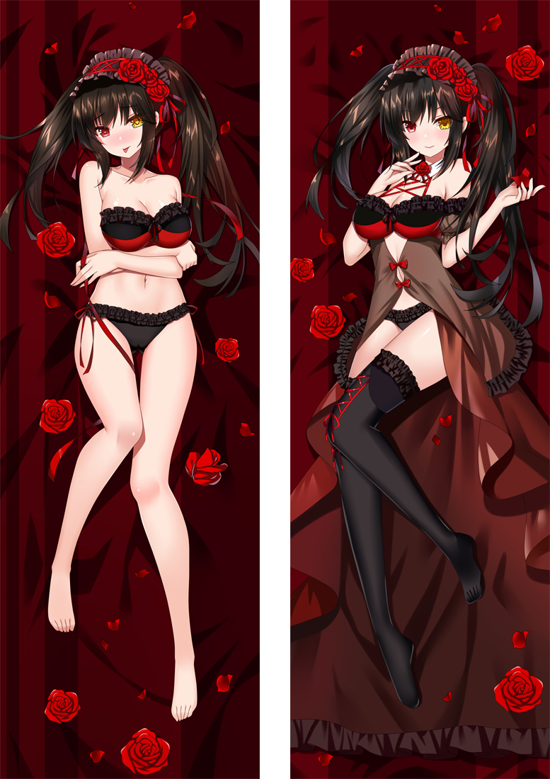 Date A Live Kurumi Tokisaki Anime Dakimakura Pillow 3D Japanese Lover Pillow