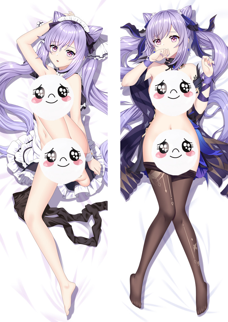 Genshin Impact Keqing Anime Dakimakura Pillow 3D Japanese Lover Pillow