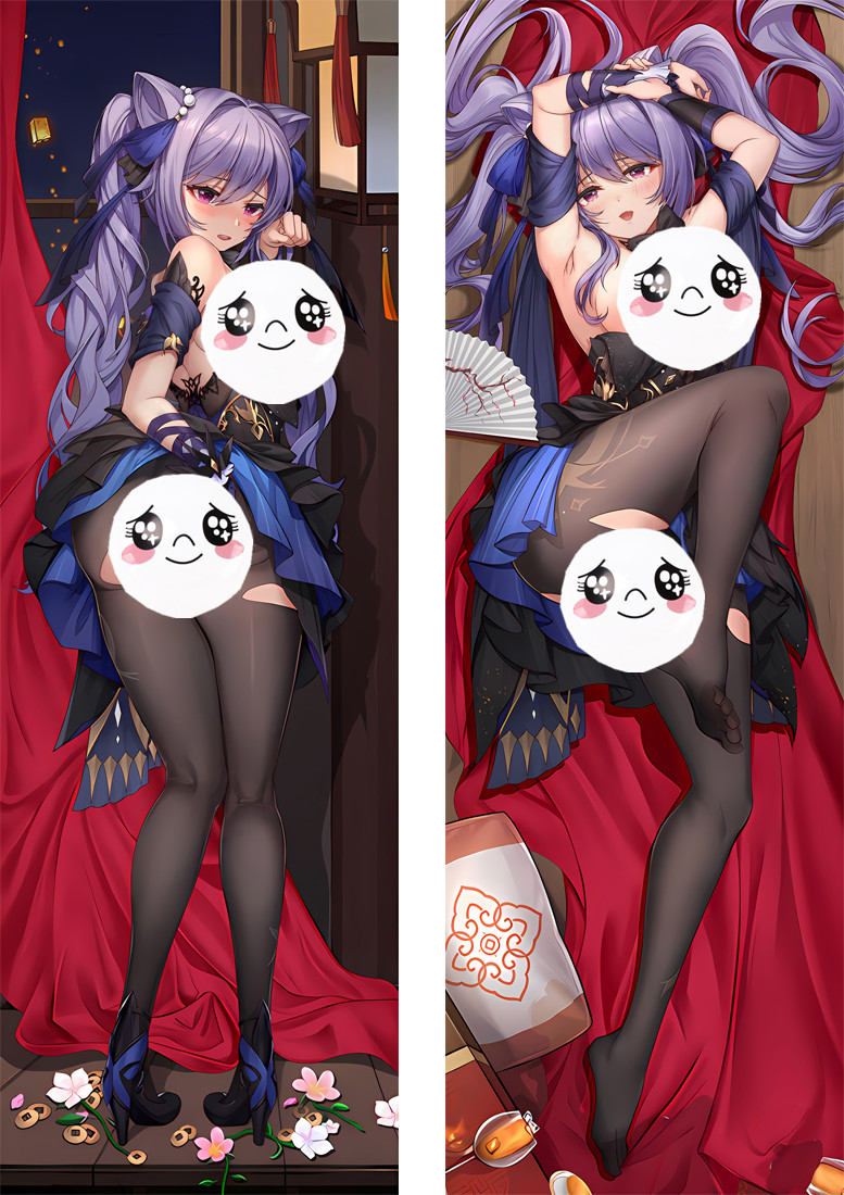 Genshin Impact Keqing Anime Dakimakura Pillow 3D Japanese Lover Pillow