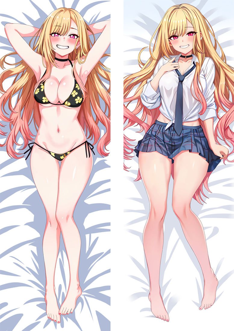 My Dress-Up Darling Kitagawa Marin Anime Dakimakura Pillow 3D Japanese Lover Pillow