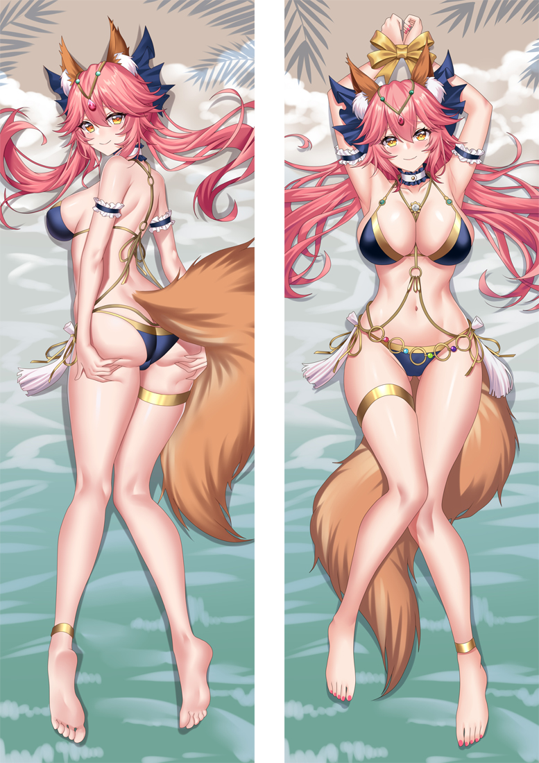 FateGrand Order FGO Tamamo no Mae Anime Dakimakura Pillow 3D Japanese Lover Pillow