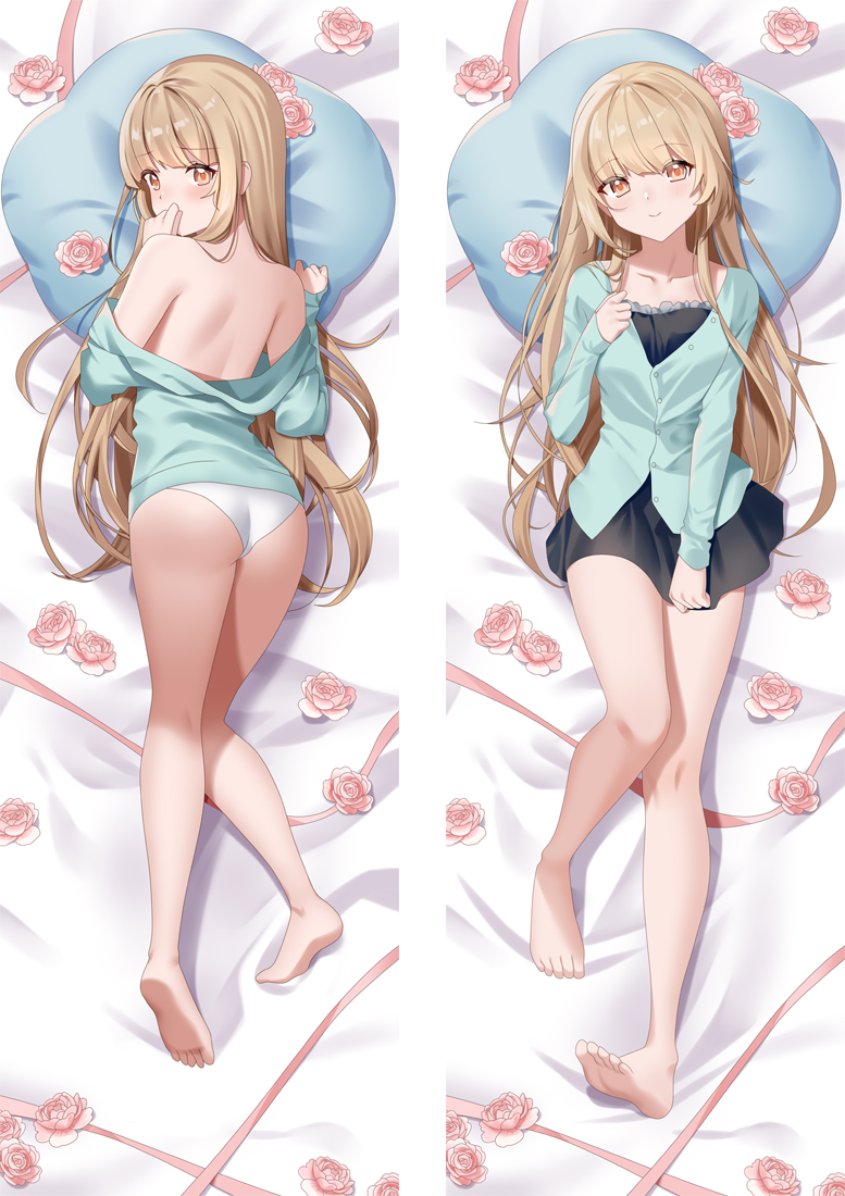She Is the Neighbor Angel, I Am Spoiled by Her Anime Dakimakura Pillow 3D Japanese Lover Pillow