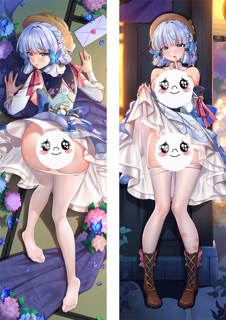 Genshin Impact Kamisato Ayaka Anime Dakimakura Pillow 3D Japanese Lover Pillow