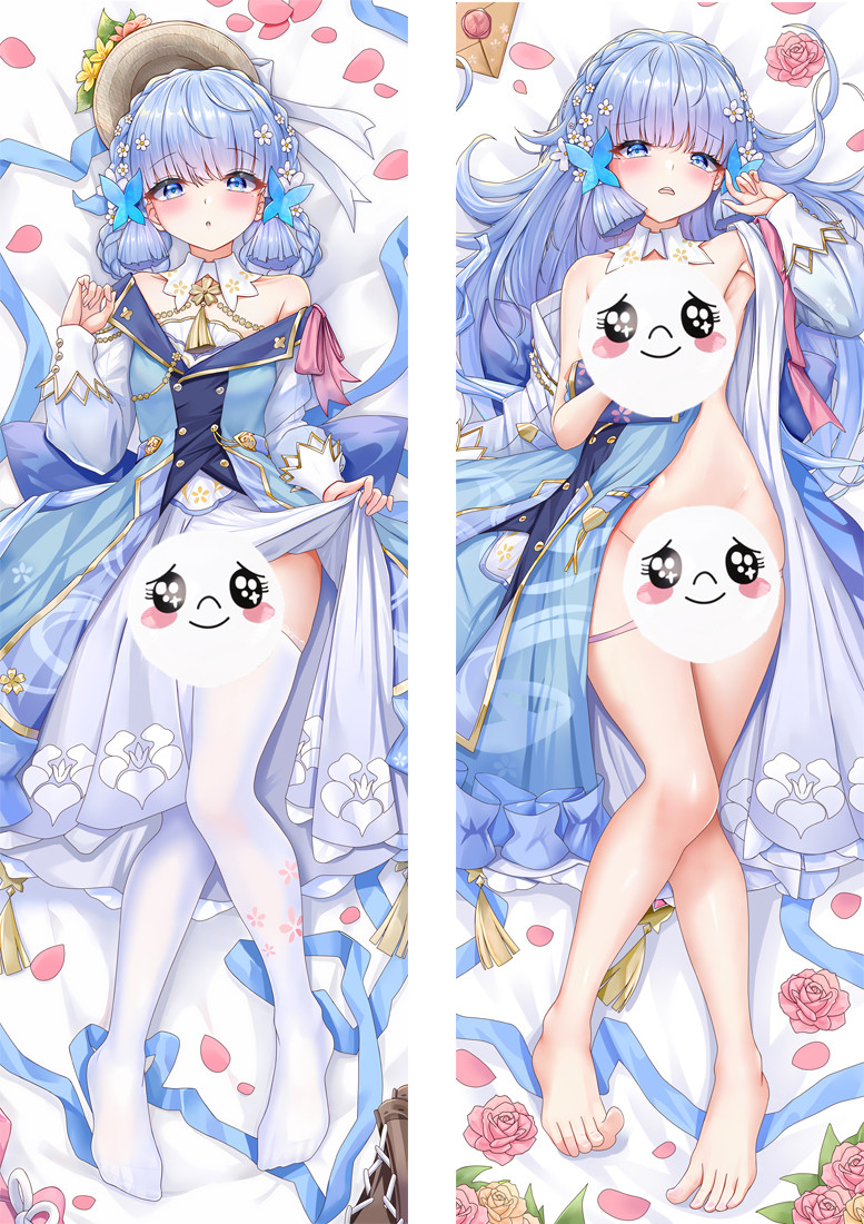 Genshin Impact Kamisato Ayaka Anime Dakimakura Pillow 3D Japanese Lover Pillow