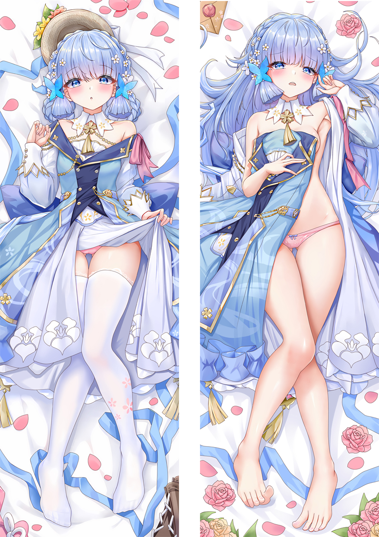 Genshin Impact Kamisato Ayaka Anime Dakimakura Pillow 3D Japanese Lover Pillow