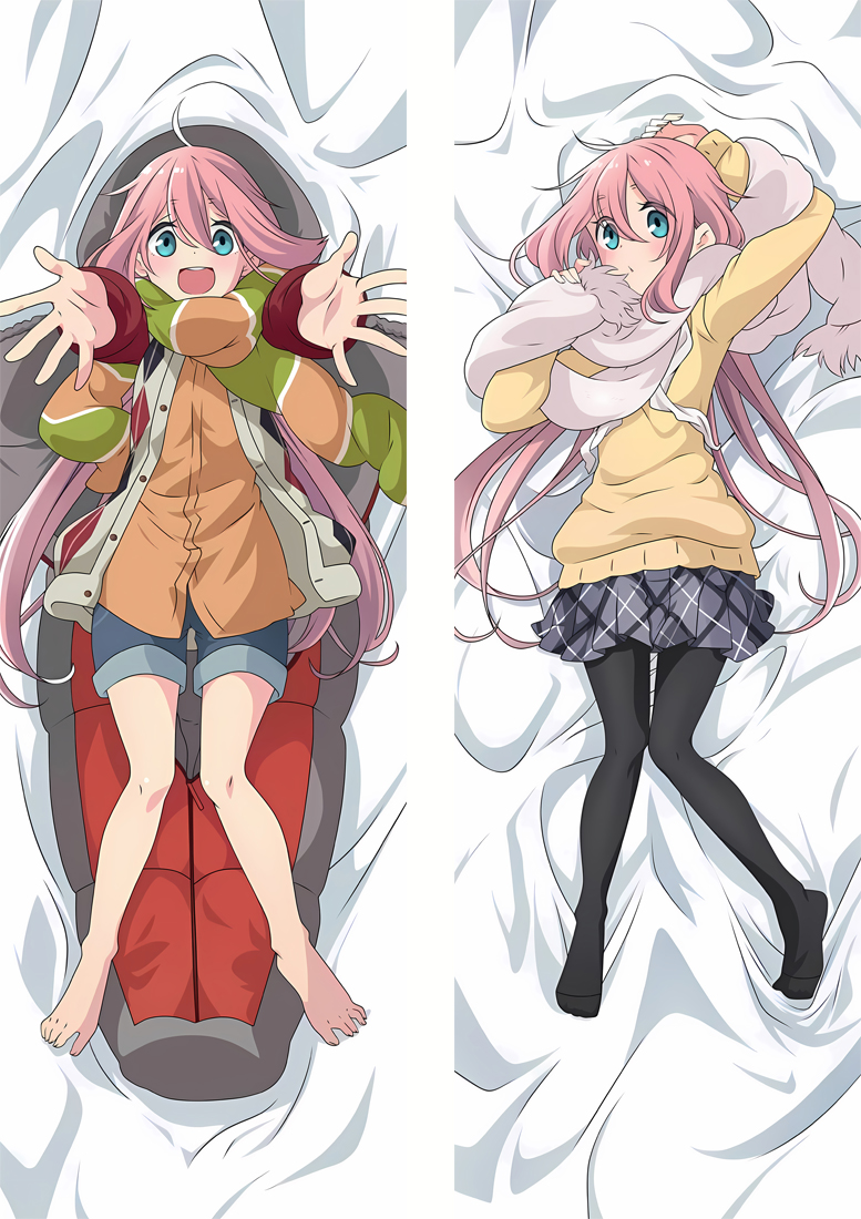 Laid Back Camp Nadeshiko Kagamihara Anime Dakimakura Pillow 3D Japanese Lover Pillow