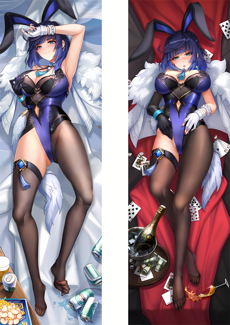 Genshin Impact Yelan Anime Dakimakura Pillow 3D Japanese Lover Pillow