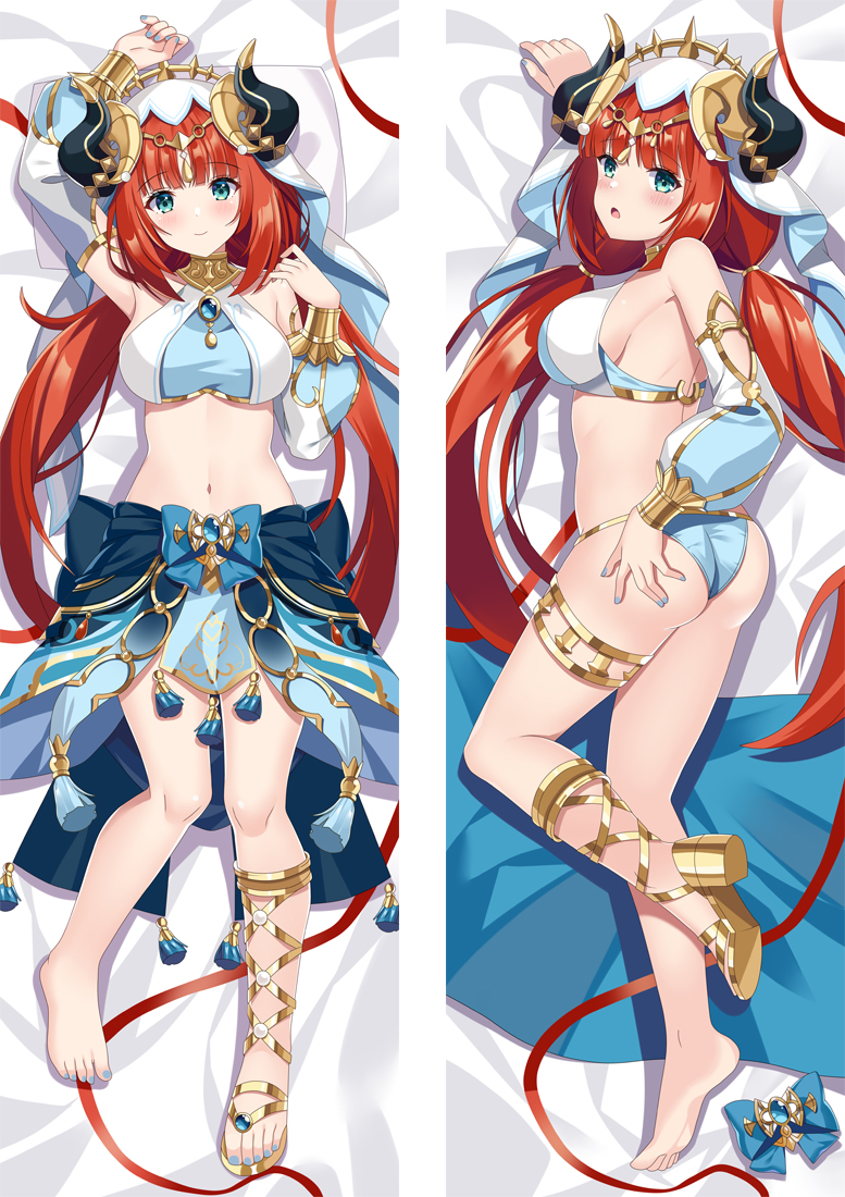 Genshin Impact Nilou Anime Dakimakura Pillow 3D Japanese Lover Pillow