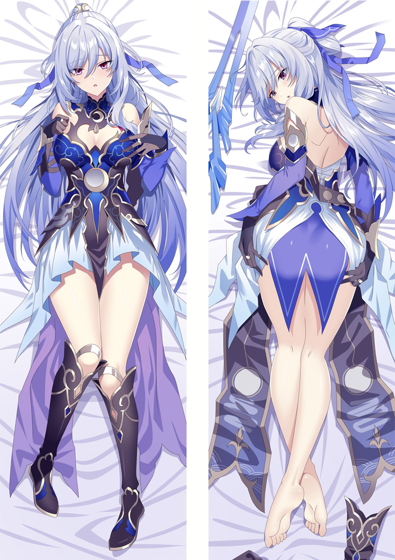 Honkai Star Rail Jingliu Anime Dakimakura Pillow 3D Japanese Lover Pillow