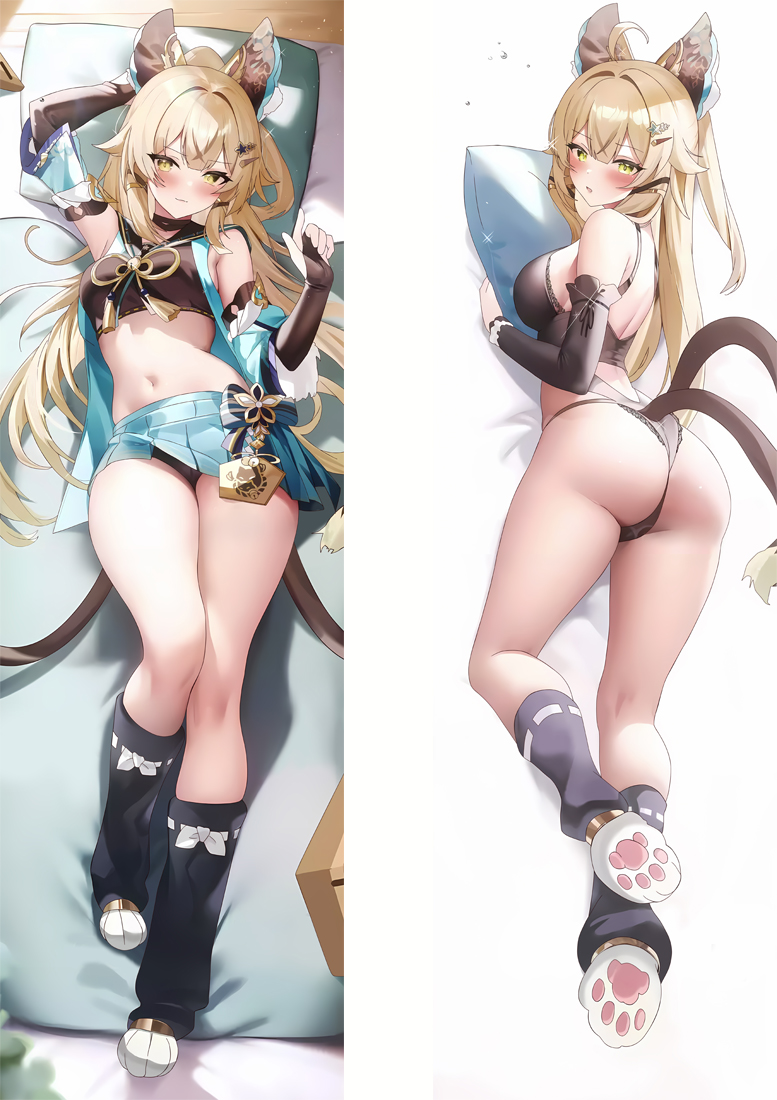 Genshin Impact Kirara Anime Dakimakura Pillow 3D Japanese Lover Pillow