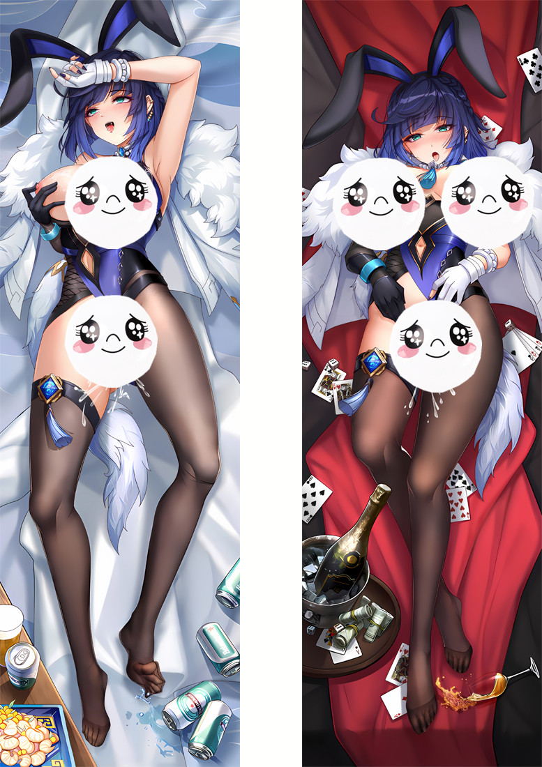 Genshin Impact Yelan Anime Dakimakura Pillow 3D Japanese Lover Pillow