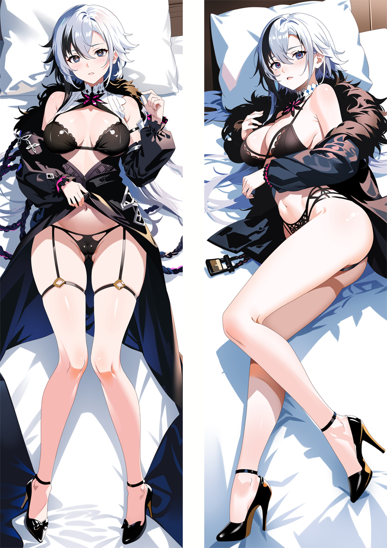 Genshin Impact The Knave Arlecchino Anime Dakimakura Pillow 3D Japanese Lover Pillow