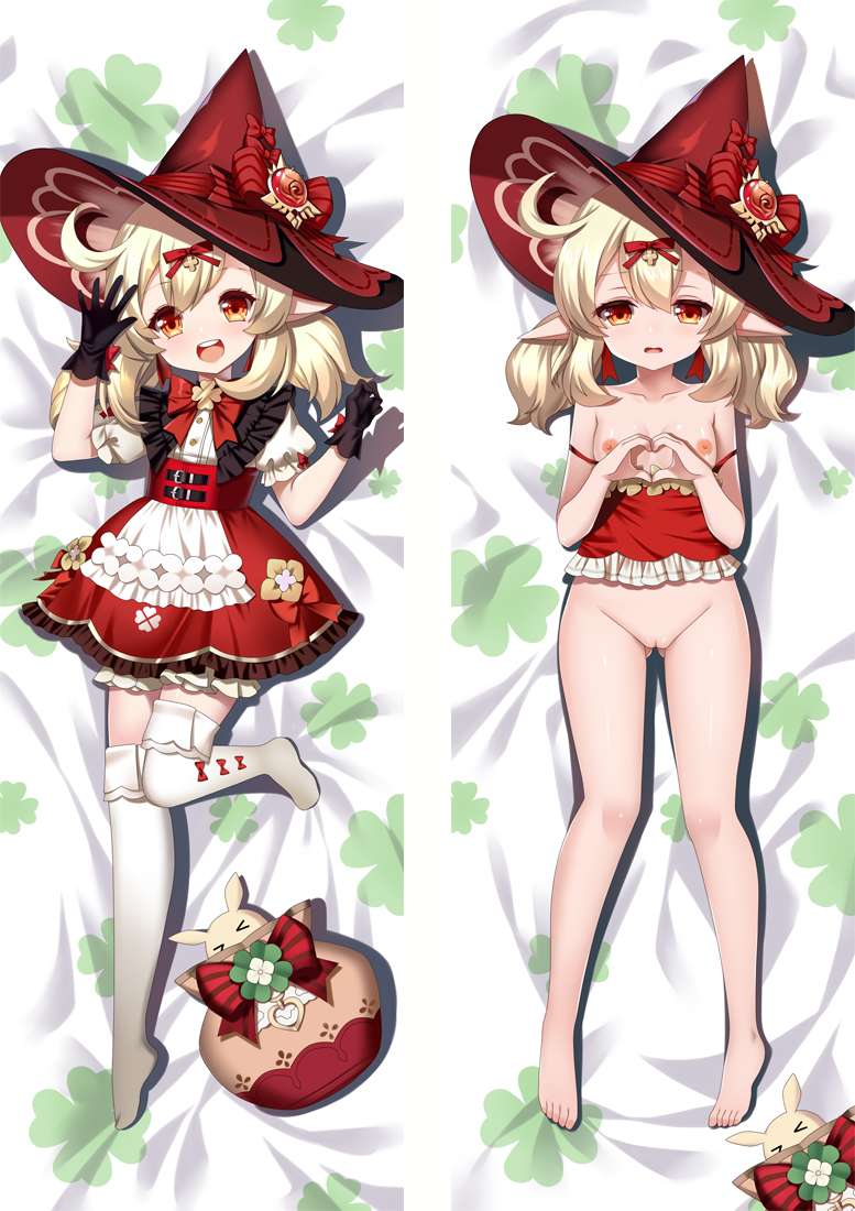 Genshin Impact Klee Anime Dakimakura Pillow 3D Japanese Lover Pillow