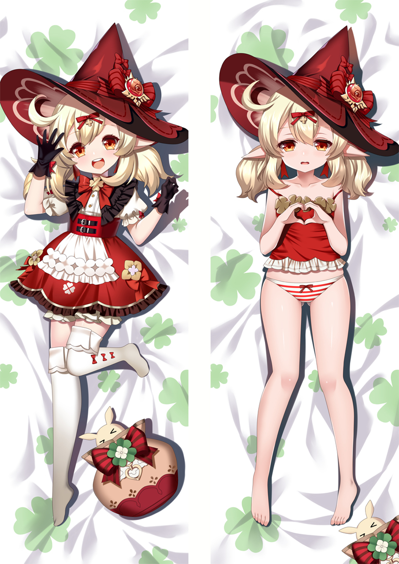 Genshin Impact Klee Anime Dakimakura Pillow 3D Japanese Lover Pillow