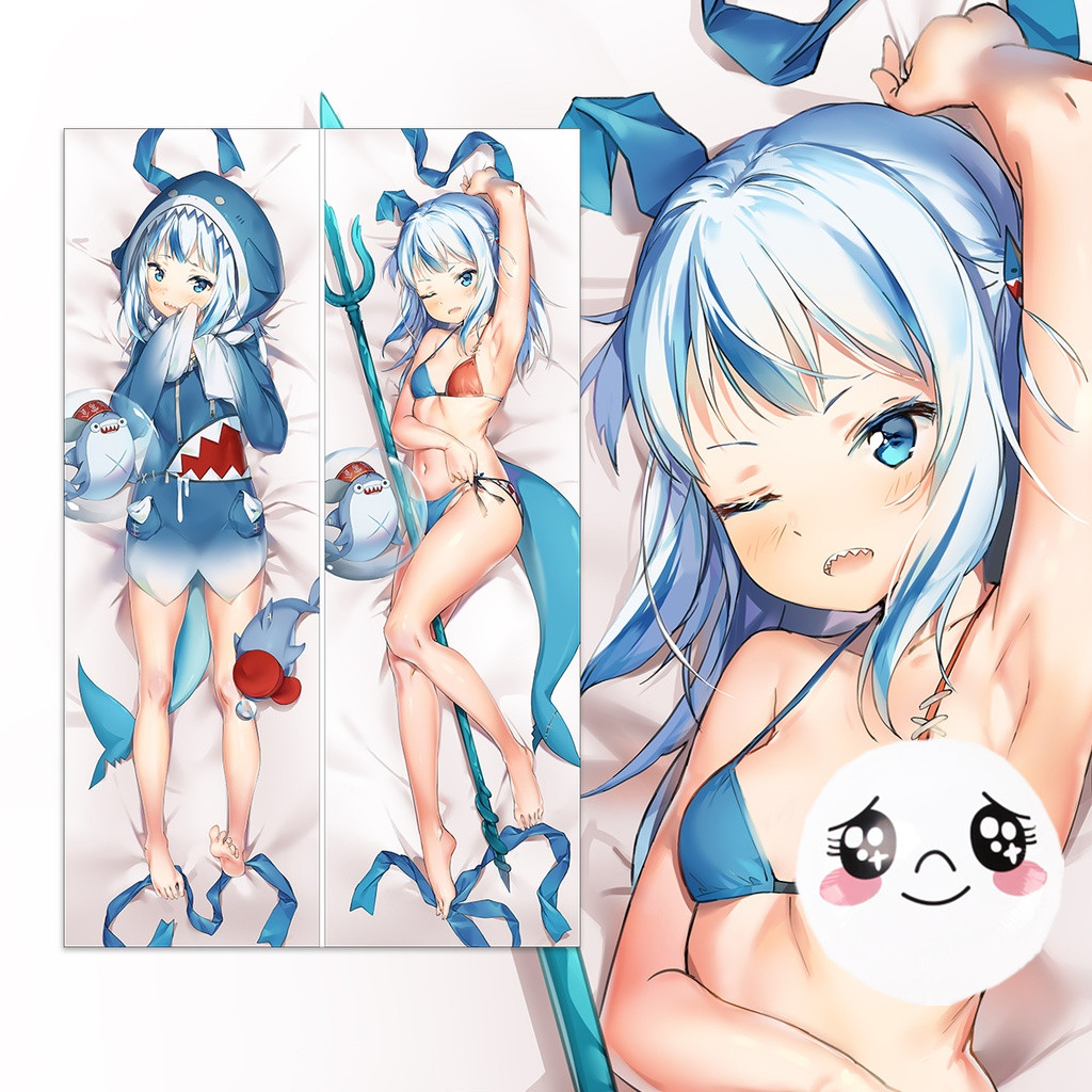 hololive Gauru Gura Anime Dakimakura Pillow 3D Japanese Lover Pillow