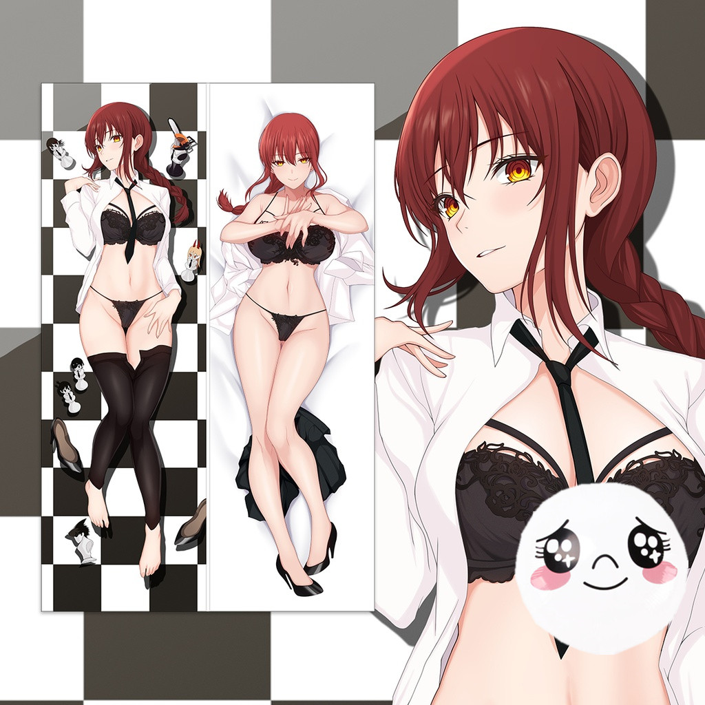 Chainsaw Man Makima Anime Dakimakura Pillow 3D Japanese Lover Pillow