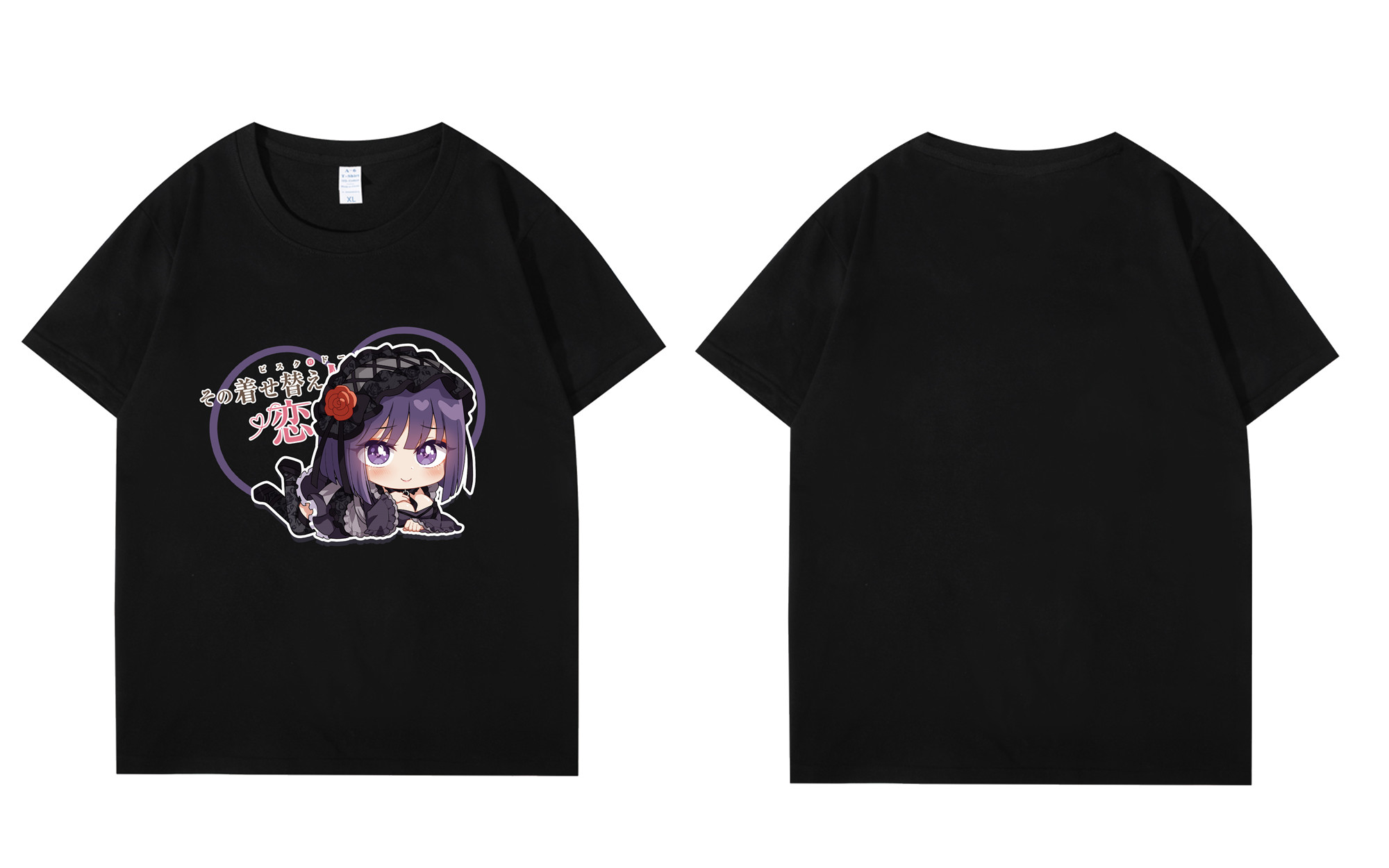 Kitagawa Marin My Dress-Up Darling Unisex Anime Mens/Womens Short Sleeve T-shirts Fashion Printed Tops Cosplay Costume
