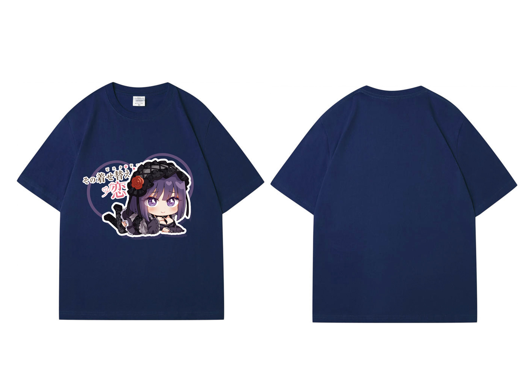 Kitagawa Marin My Dress-Up Darling Unisex Anime Mens/Womens Short Sleeve T-shirts Fashion Printed Tops Cosplay Costume