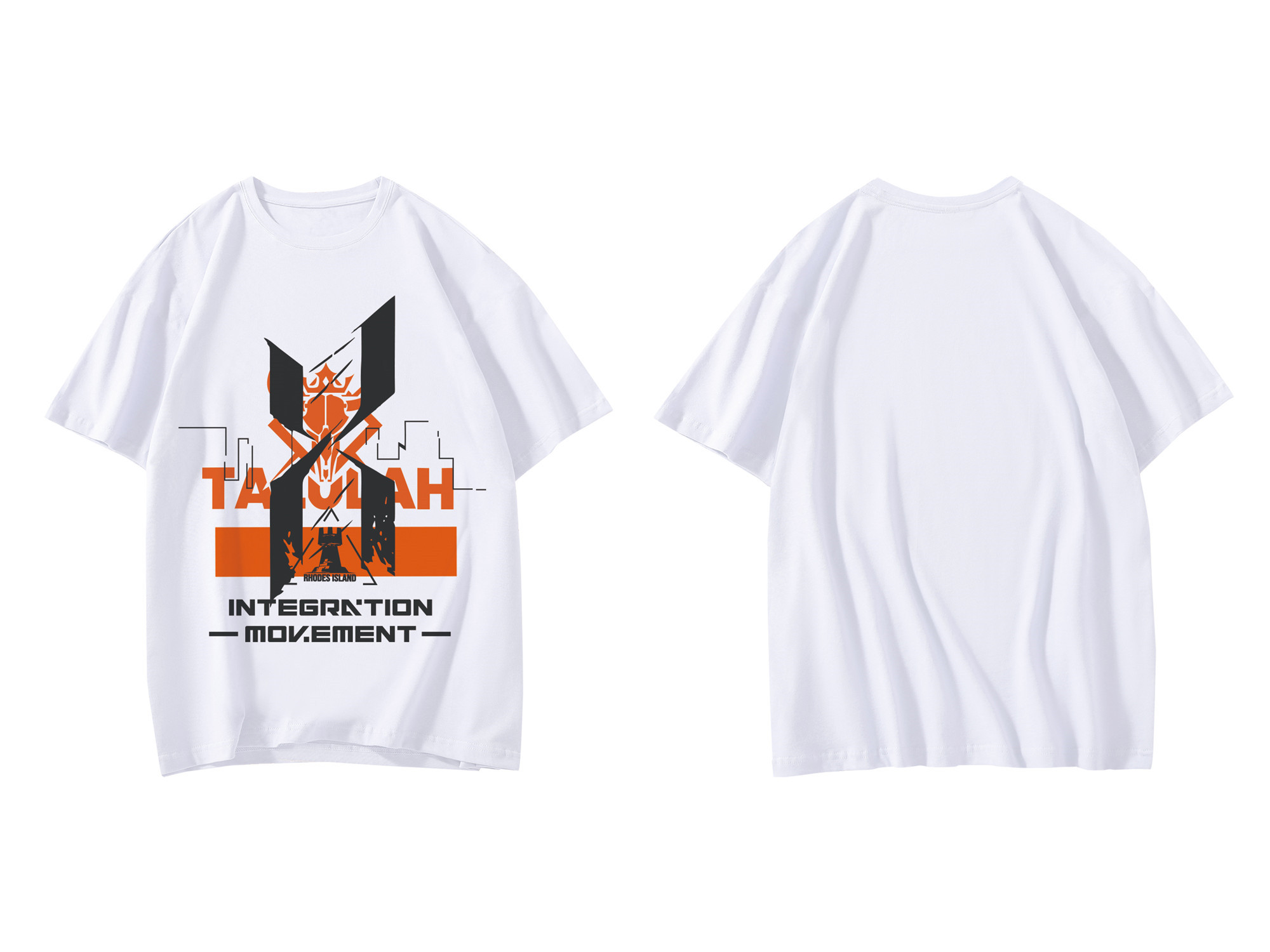 Arknights Unisex Anime Mens/Womens Short Sleeve T-shirts Fashion Printed Tops Cosplay Costume