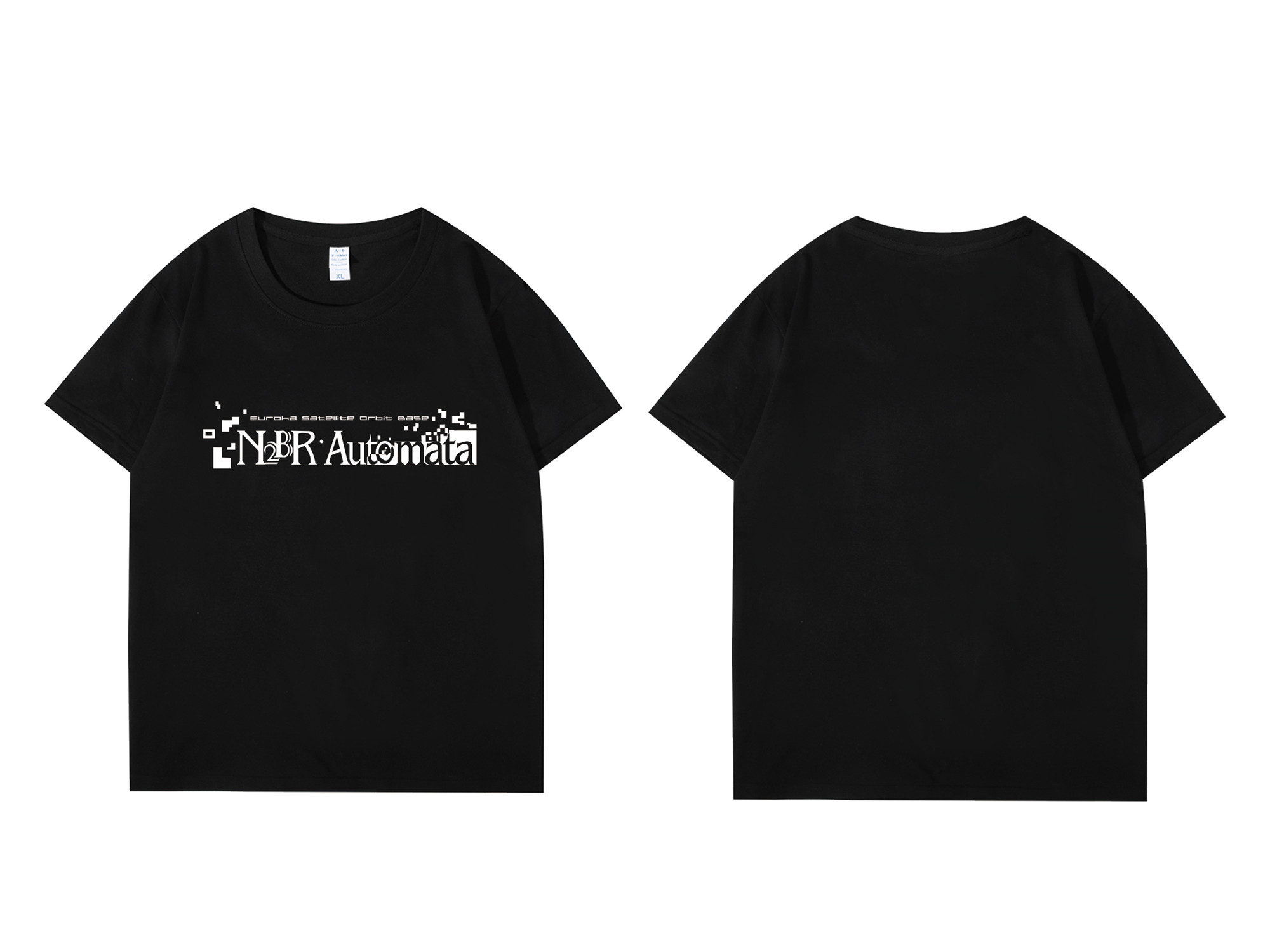 Nier Automata Unisex Anime Mens/Womens Short Sleeve T-shirts Fashion Printed Tops Cosplay Costume