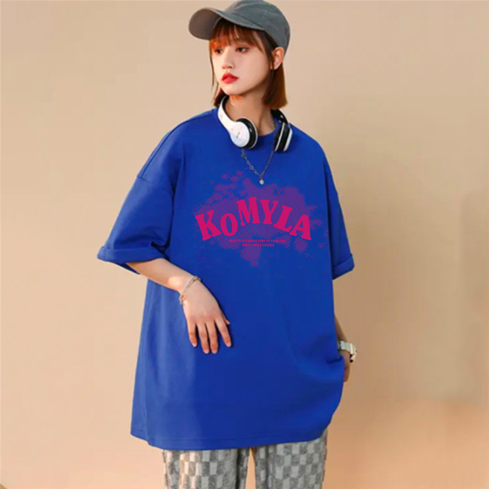 KoMYLA 5 Unisex Mens/Womens Short Sleeve T-shirts Fashion Printed Japanese luxury Tops
