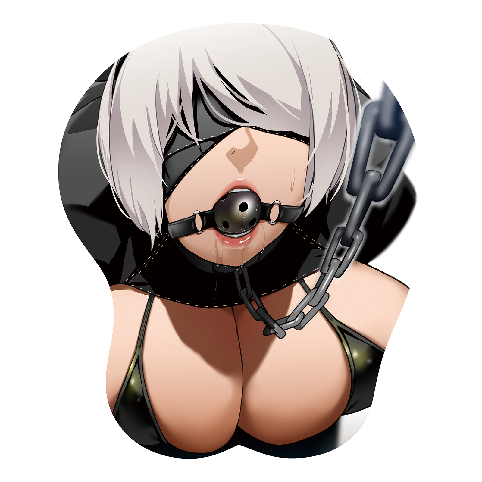 2B Nier Automata Anime 3D Mouse Pads Soft Breast Sexy Butt Wrist Rest Oppai