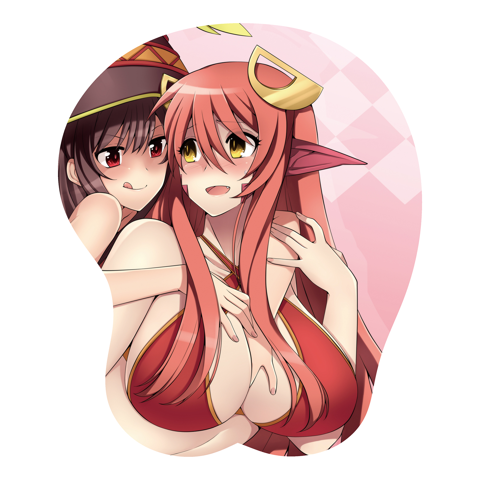 Megumin KonoSuba Monster Musume Anime 3D Mouse Pads Soft Breast Sexy Butt Wrist Rest Oppai