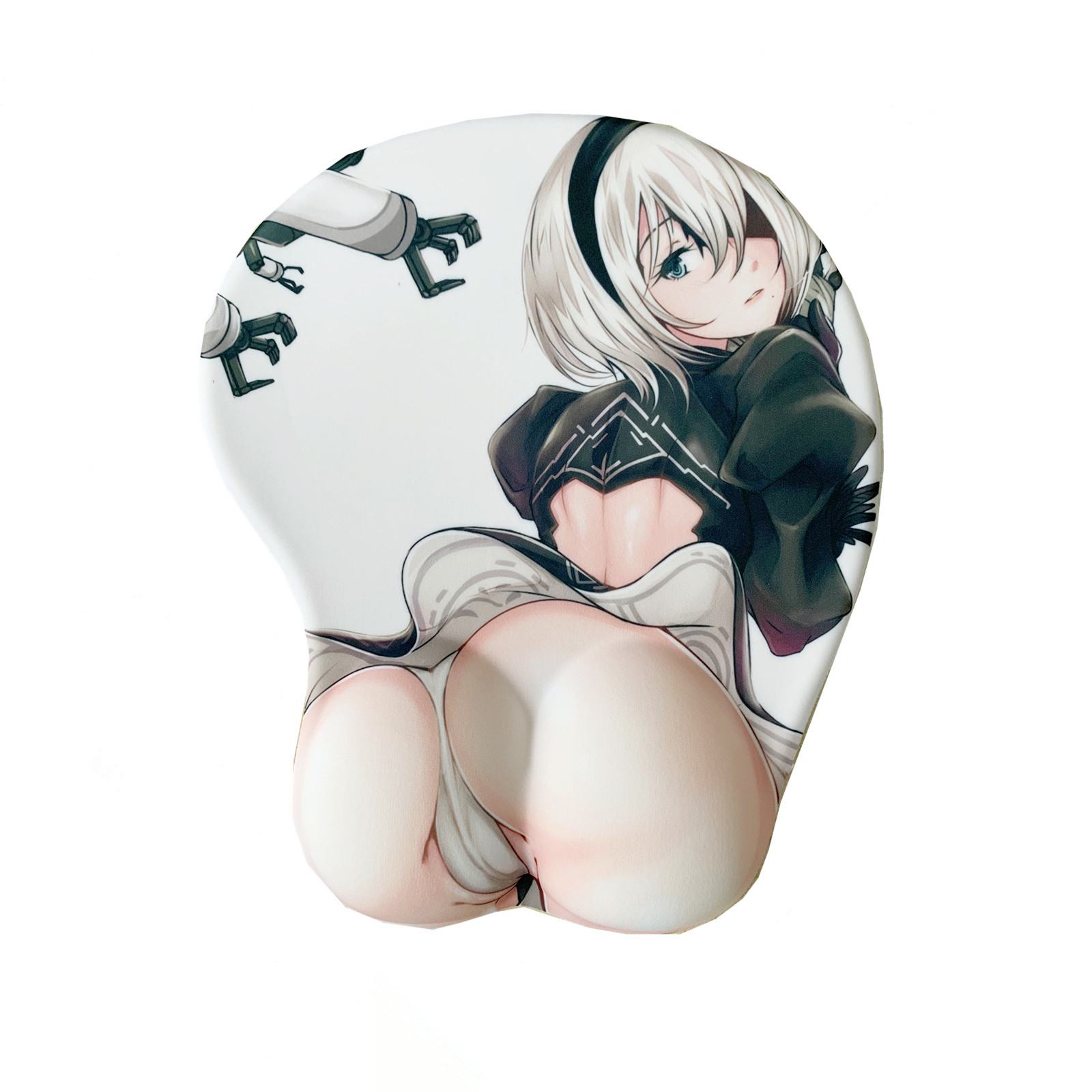 2B Nier Automata Anime 3D Mouse Pads Soft Breast Sexy Butt Wrist Rest Oppai