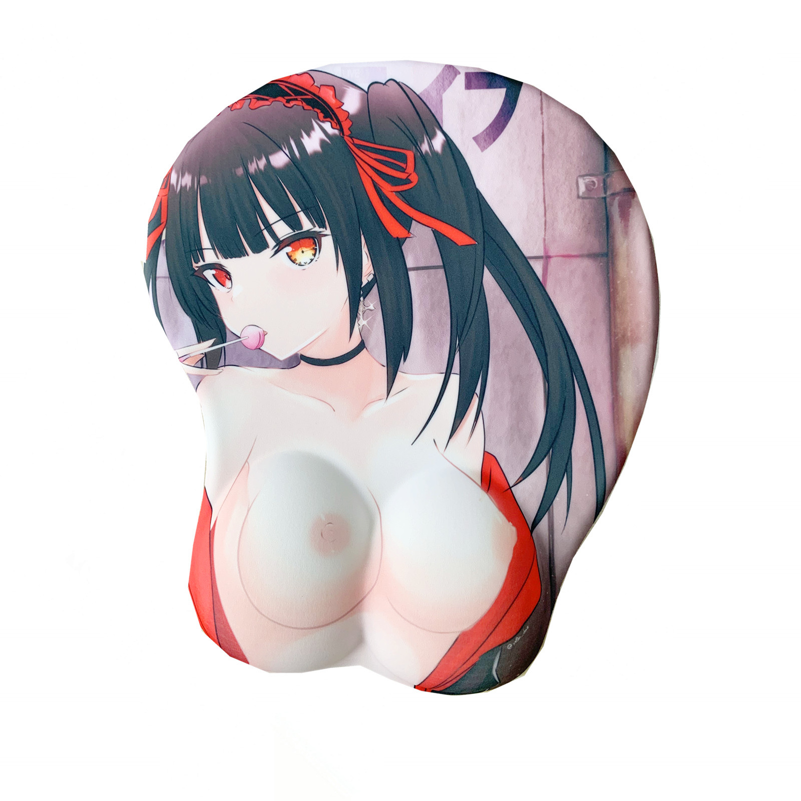 Date a Live Tokisaki kurumi Anime 3D Mouse Pads Soft Breast Sexy Butt Wrist Rest Oppai