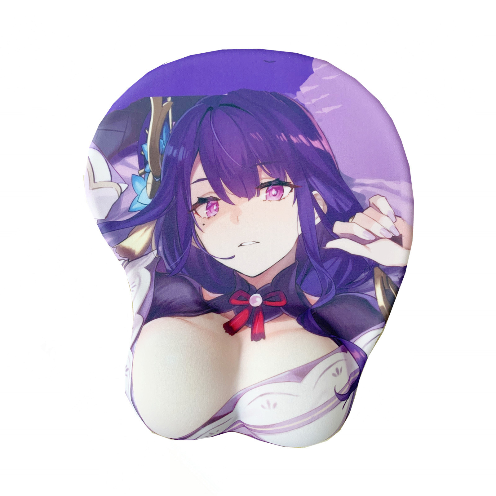 Genshin Impact Raiden Shogun Baal Anime 3D Mouse Pads Soft Breast Sexy Butt Wrist Rest Oppai