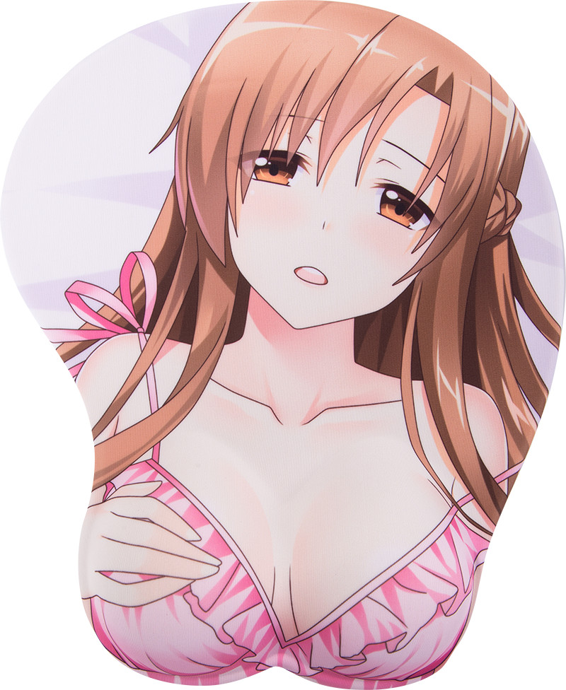 Asuna Yuuki Sword Art Online Anime 3D Mouse Pads Soft Breast Sexy Butt Wrist Rest Oppai