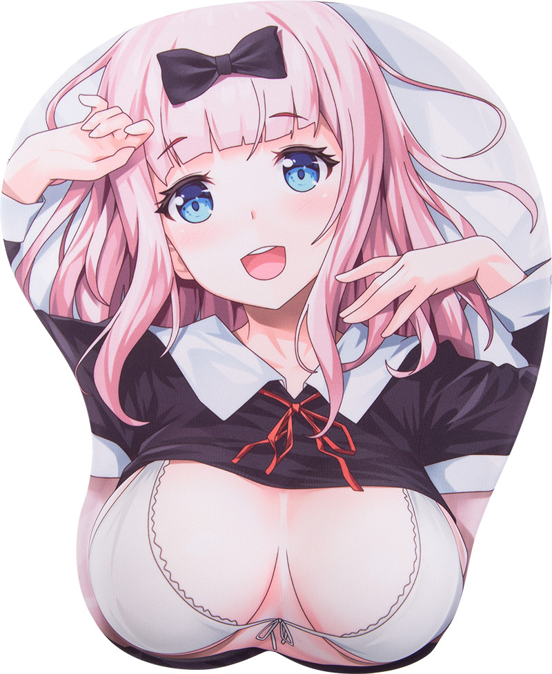 Fujiwara Chika Kaguya-sama Love Is War Anime 3D Mouse Pads Soft Breast Sexy Butt Wrist Rest Oppai
