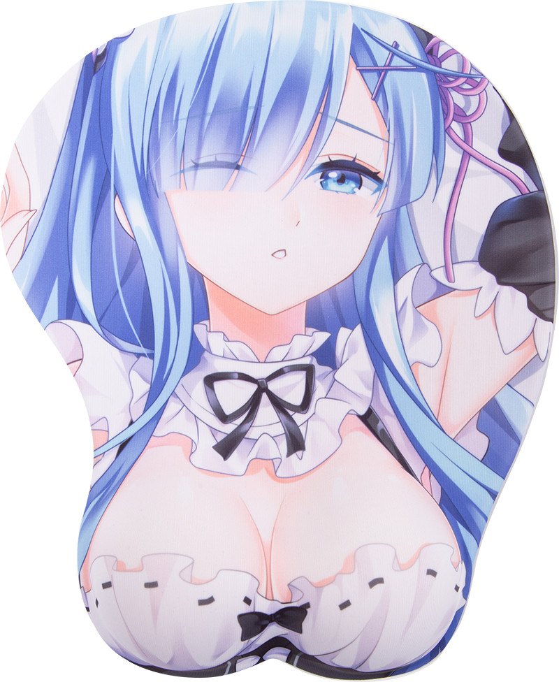 Rem Re Zero Anime 3D Mouse Pads Soft Breast Sexy Butt Wrist Rest Oppai