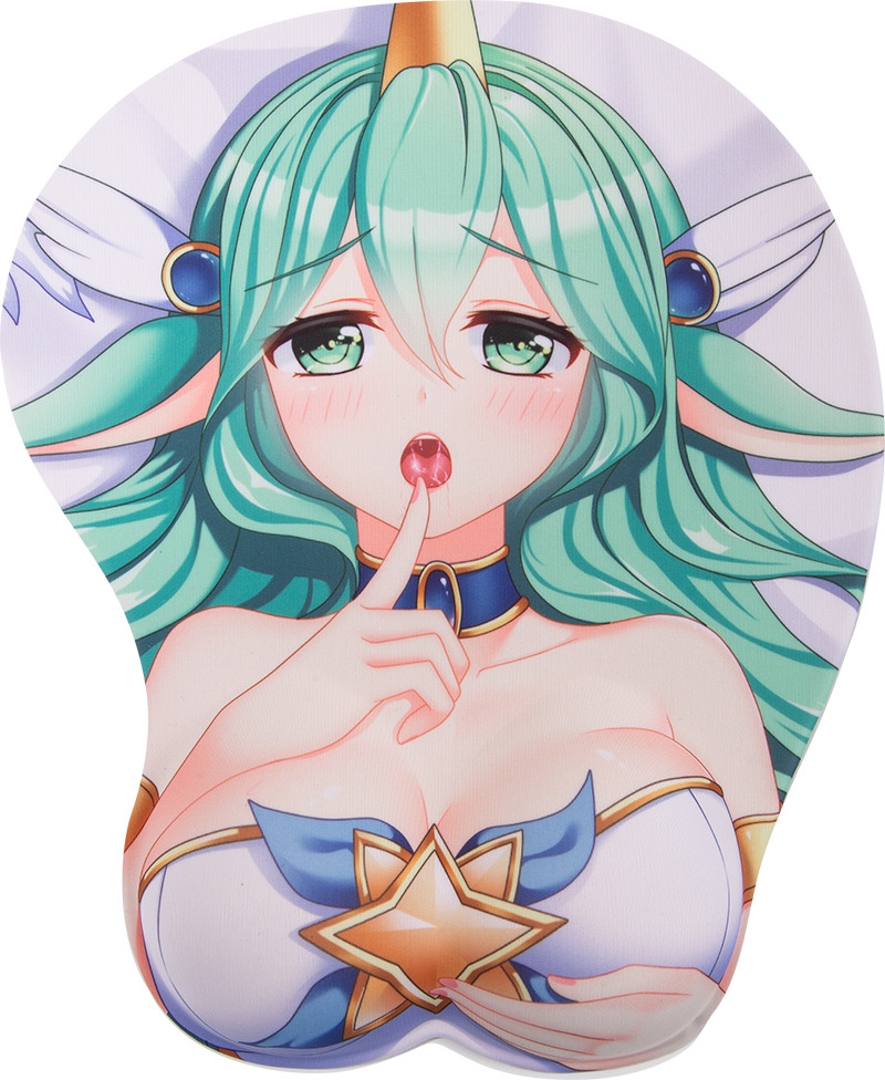 Soraka League of Legends Anime 3D Mouse Pads Soft Breast Sexy Butt Wrist Rest Oppai