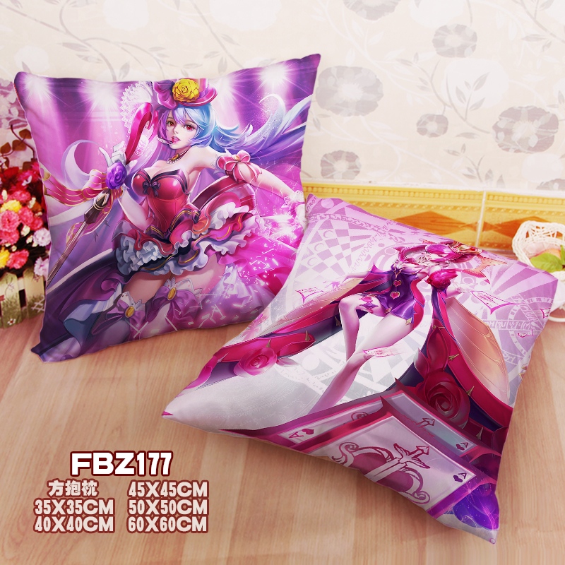 Arena Of Valor Game Party 45x45cm(18x18inch) Square Anime Dakimakura Throw Pillow Cover