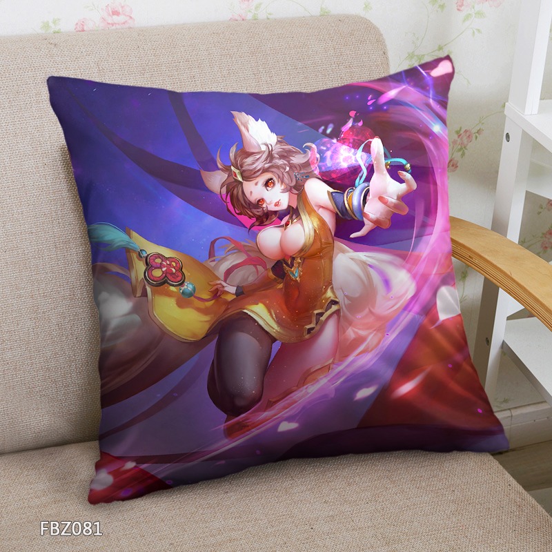 Arena Of Valor Universal 45x45cm(18x18inch) Square Anime Dakimakura Throw Pillow Cover