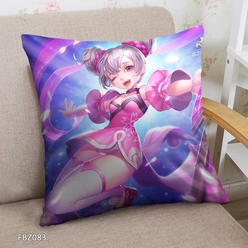 Arena Of Valor Universal 45x45cm(18x18inch) Square Anime Dakimakura Throw Pillow Cover