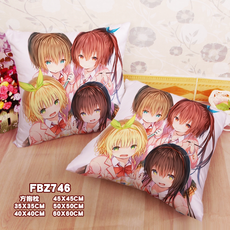 As Long As It Looks Cute - Even If It Is Perverted You Like It - Anime 45x45cm(18x18inch) Square Anime Dakimakura Throw Pillow Cover