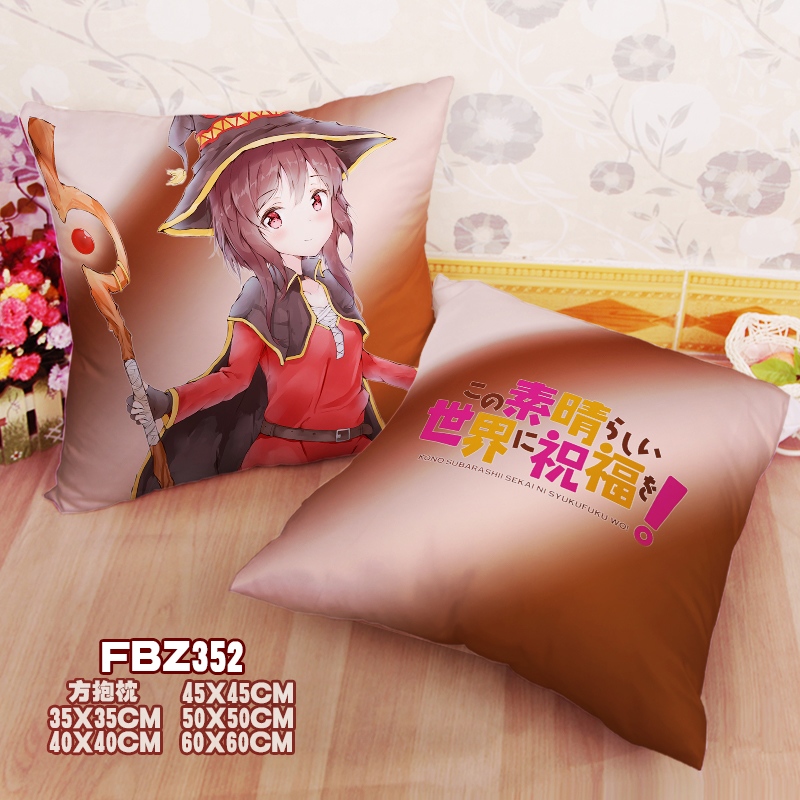 Blessings For A Good Wish-Anime 45x45cm(18x18inch) Square Anime Dakimakura Throw Pillow Cover
