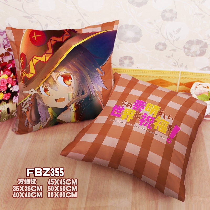 Blessings For Good Wishes-Anime 45x45cm(18x18inch) Square Anime Dakimakura Throw Pillow Cover