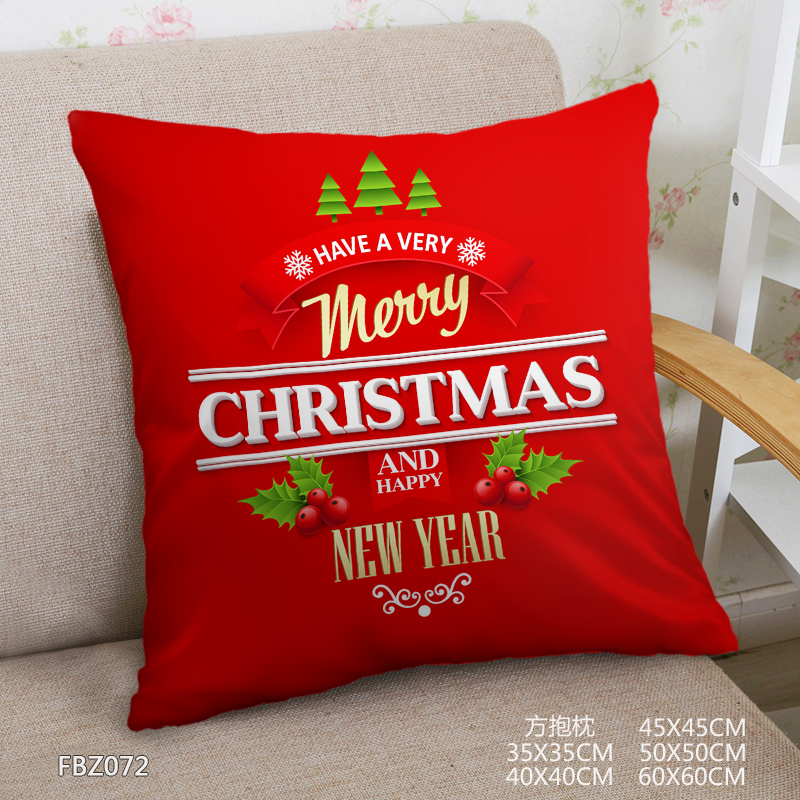 Christmas Party 45x45cm(18x18inch) Square Anime Dakimakura Throw Pillow Cover