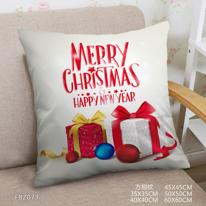 Christmas Party 45x45cm(18x18inch) Square Anime Dakimakura Throw Pillow Cover